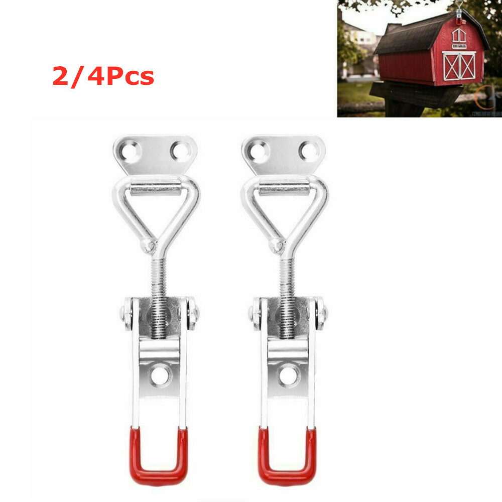 4pcs Draw Toggle Latch Catch Suit For Cases Boxes Chests Cabinet