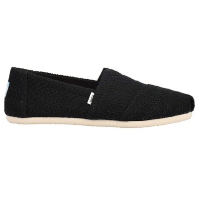 

TOMS Alpargata Женские черные туфли на плоской подошве в стиле кэжуал 10017948T, Черный, TOMS Alpargata Slip On