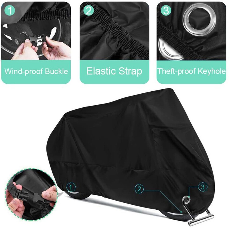 XL For Yamaha R1 R3 R6 YZFR7 Motorcycle Cover Rain Dust Sun Snow Water-Resistant