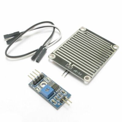 FC-37 Rain Sensor with YL-38 Comparator Module, Arduino Compatible - 2 pack