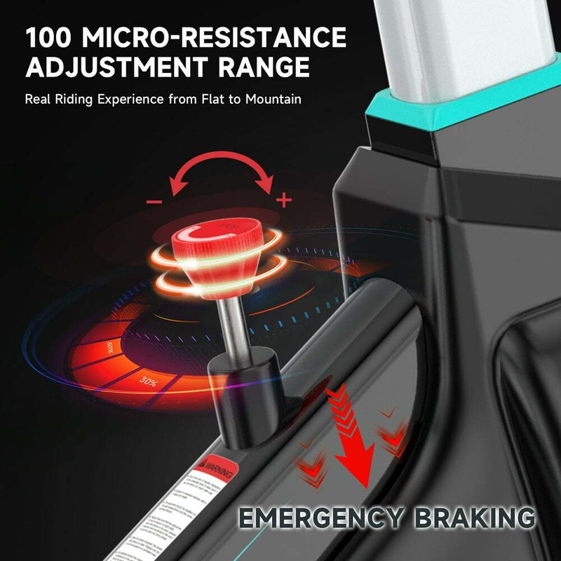 Indoor Cycling Exercise Bikes Stationary Fitness Cycle Upright Cycling Belt Driv