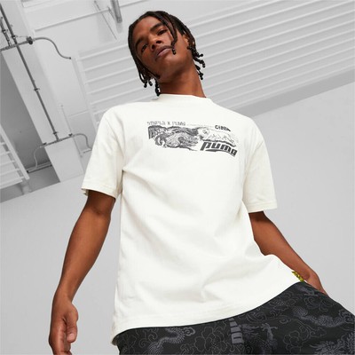 

Мужская футболка Puma x Staple Graphic Lifestyle теплая белая, Белый, Puma x Staple Graphic Lifestyle T-Shirt