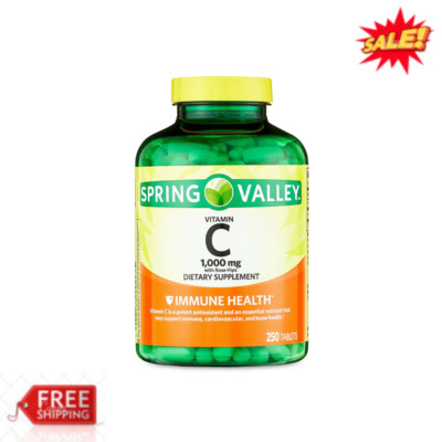 Vitamin C 1000 mg Support the Immune System 250 tablets (Fast Shipping)