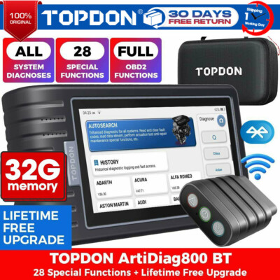 TOPDON ArtiDiag800BT OBD2 Full System Diagnostic Scanner Tool IMMO TPMS Wireless