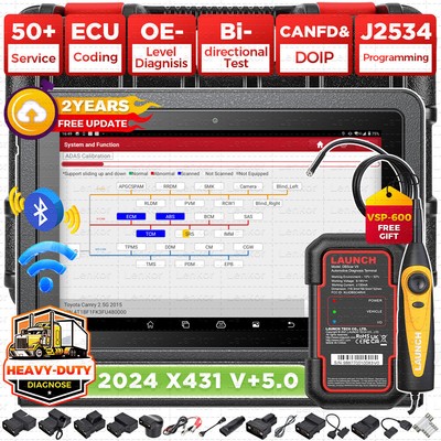LAUNCH X431 PRO3 V+5.0 Bidirectional Car Diagnostic Scanner Tool K Coding TPMS
