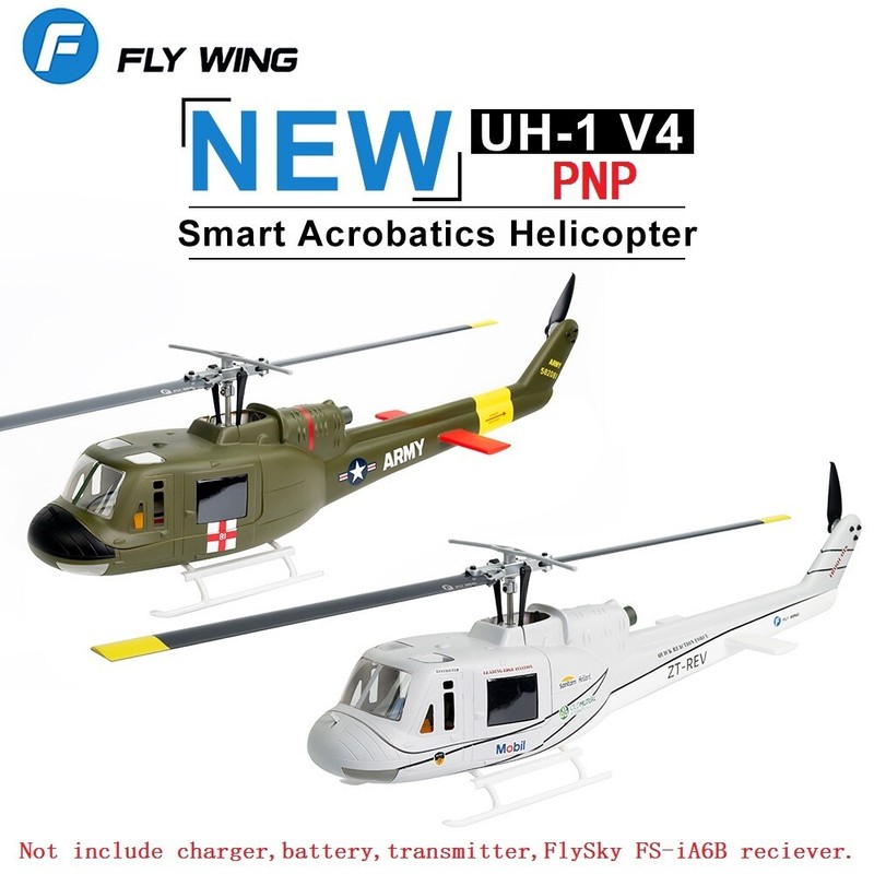 Flywing Uh1 V4 Rc Helicopter  M10 Gps H1 Flight Controller Altitude Hold Pnp