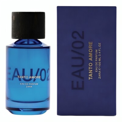 Zara EAU/02 Tanto Amore Cologne for Men EDP Eau De Parfum 100 ML (3.4 FL OZ)