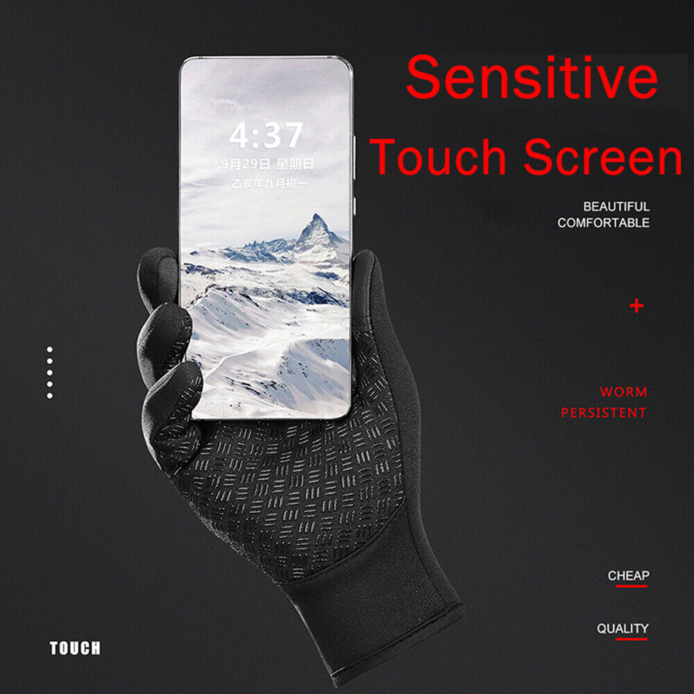 -10℃ Windproof Waterproof Winter Ski Thermal Gloves Touchscreen Snow Gloves