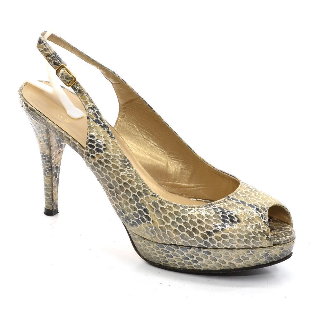 Tacones informales con estampado de animales para mujer