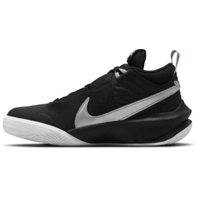 Nike Boy's Team Hustle D 10 Black/Metallic Silver/Volt/White 6 Big Kid M