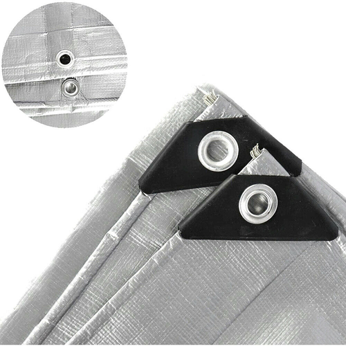 Tarp Cover Tarpaulin Heavy Duty Waterproof Canopy Tent Boat Awning RV Pool Cover