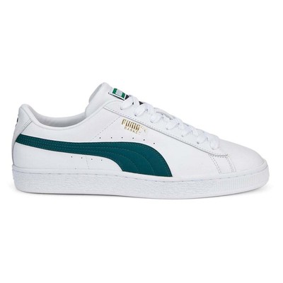 

Puma Basket Classic Xxi Lace Up Мужские белые кроссовки Повседневная обувь 37492321, Белый, Puma Basket Classic Xxi Lace Up
