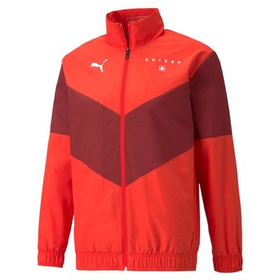 

Мужская повседневная спортивная верхняя одежда Puma Sfv Prematch Jkt размера  764840-13, Красный, Puma Sfv Prematch Jkt