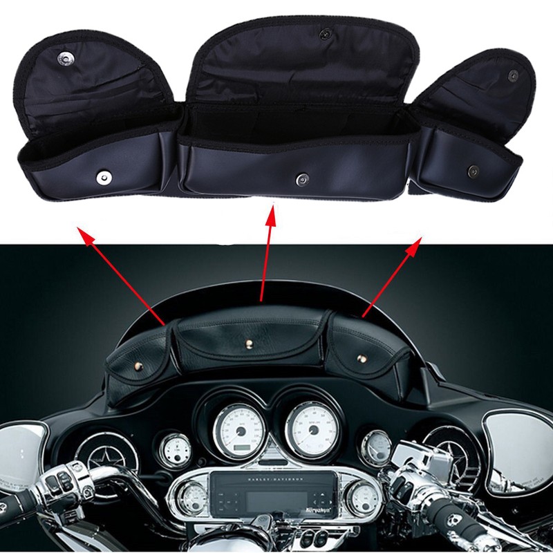 harley davidson 3 pocket fairing pouch