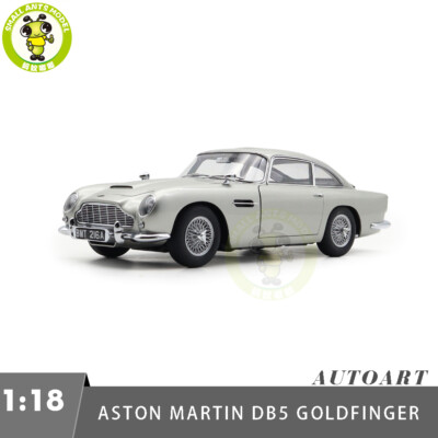 1/18 Aston Martin DB5 DB 5 Goldfinger W/Weapons Silver Autoart 70296 Model Car