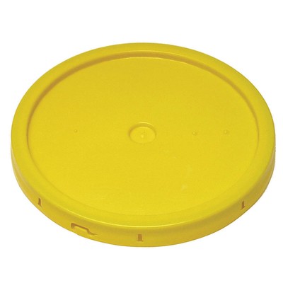APPROVED VENDOR ROP2100CVR-TT-Y Plastic Pail Lid,Yellow,HDPE 49EN73
