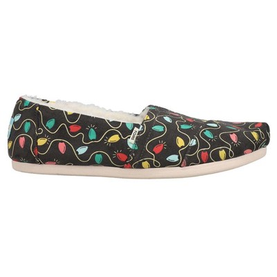 Женские серые повседневные туфли без шнуровки TOMS Alpargata с рисунком 10016076T