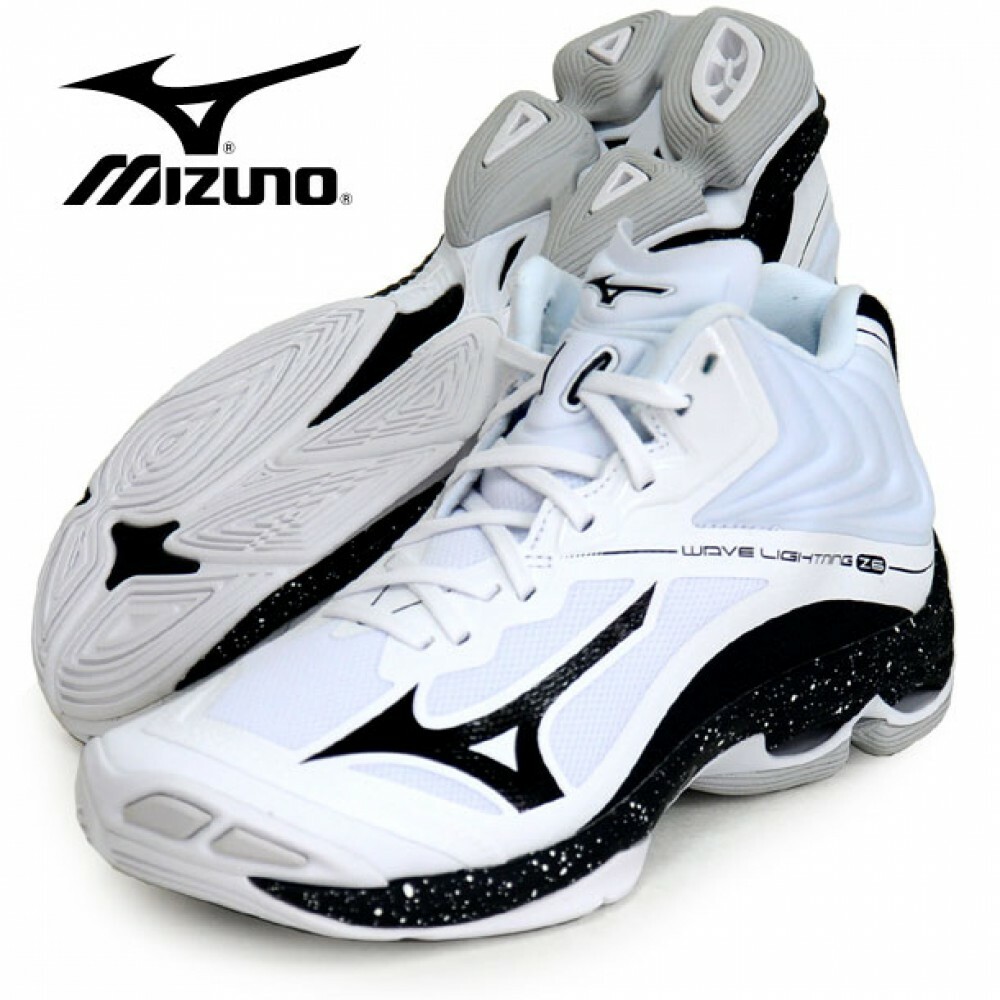 MIZUNO Volleyball Shoes WAVE LIGHTNING Z6 MID V1GA2005 White x Black:  купить с доставкой из США, цена 15 725 руб - (153766501655)