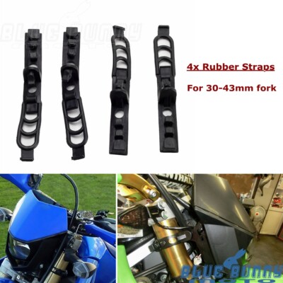 Enduro Motocross 30-43mm Fork Headlight Fairing Fix Straps For Yamaha WR YZ 450 