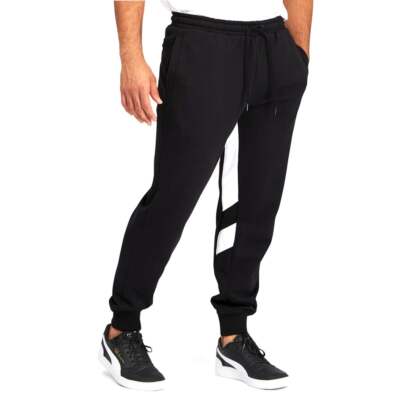 

Puma Tfs Retro Fusion Спортивные штаны мужские размер  повседневные спортивные штаны 598374-01, Черный, Puma Tfs Retro Fusion Track Pants