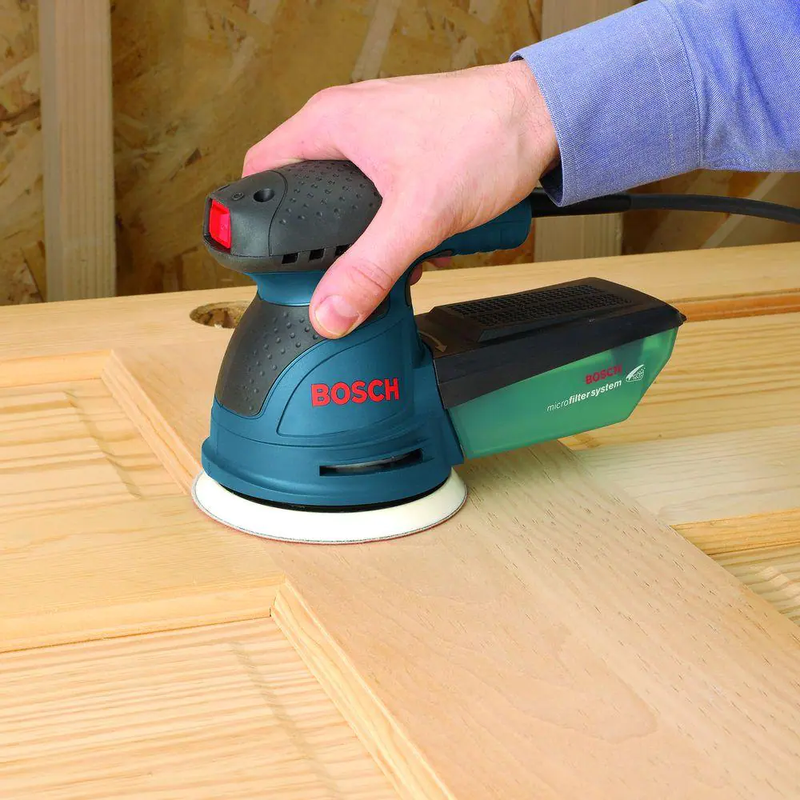 Bosch 2.5 Amp 5 In. Corded Variable Speed Random Orbital Sander/Polisher Kit