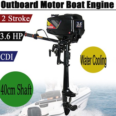 Motore Fuoribordo 2 Tempi 3,5 HP - Per Barche Da Pesca, Raffreddamento Ad Aria, Benzina - Foto 2