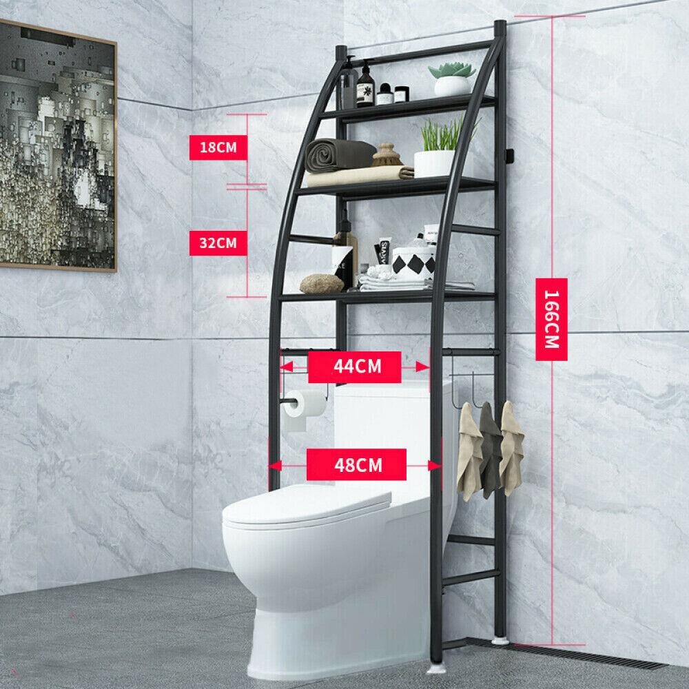 Bathroom Space Saver over the Toilet 3 Tier Storage Shelf Me