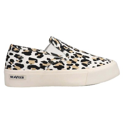 

SeaVees Baja Platform Leopard Женские белые кроссовки Повседневная обувь W024A23CBP, Белый, SeaVees Baja Platform Leopard