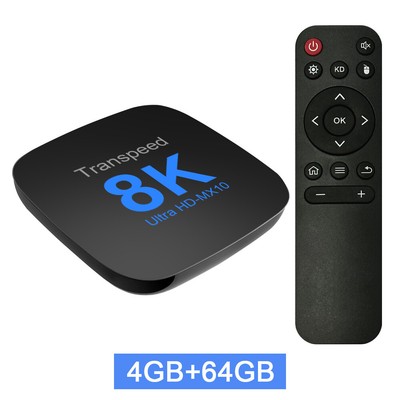 Transpeed ATV Android 13 TV Box RK3528 With Voice Assistant A53 Support 8K 4K
