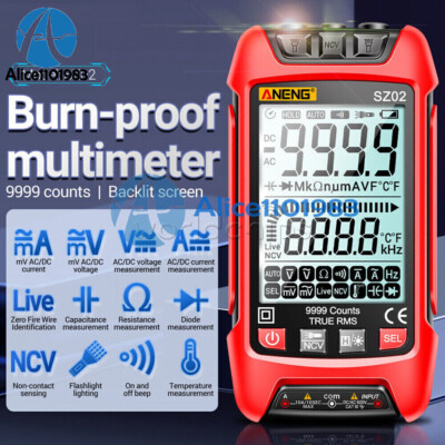 ANENG 683 / SZ02 Smart Digital Multimeter AC/DC Capacitance Diode Meter True RMS