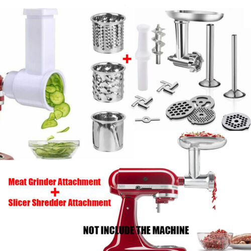 Meat Grinder Slicer Shredder Attachment for KitchenAid Stand Mixer Cheese Grater