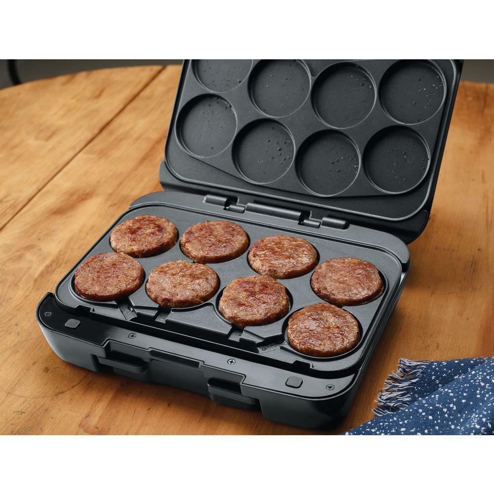 Sizzling Sausage 3-In-1 Indoor Electric Grill w/Non-stick ...