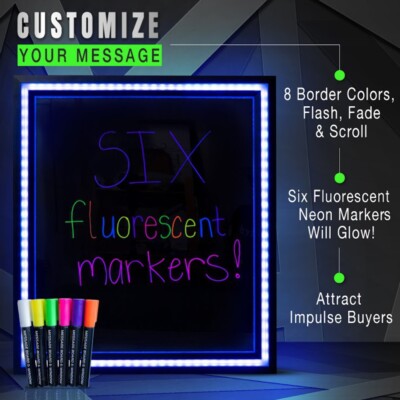 LED Message Board with Markers – Instant Impact for Your Daily Specials and Noti