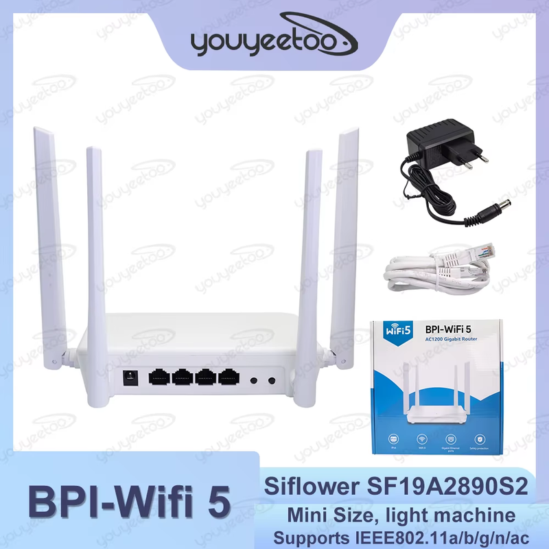 Banana Pi BPI-Wifi5 High Performance Dualband Wireless Router Siflower SF19A2890