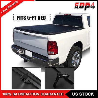 For 2005-2015 Toyota Tacoma 5ft 60'' Short Bed Soft Lock Tri-Fold Tonneau Cover