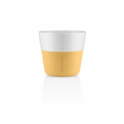 Eva Solo Lungo Mug Golden Sand Set of 2 Coffee Mug Porcelain Silicone 230 ml
