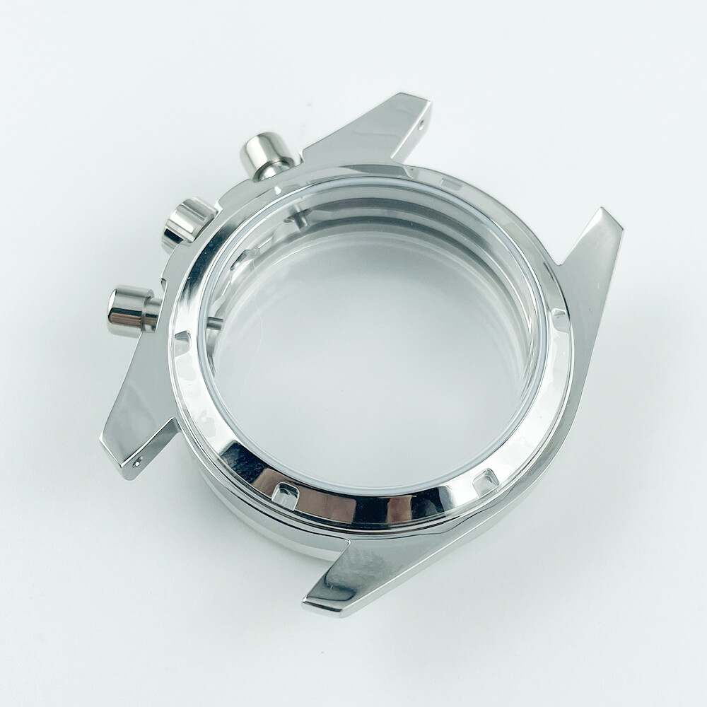 40mm Moon Watch Case for ST1902 ST1901 Chronograph Speed Classic Stainless Steel