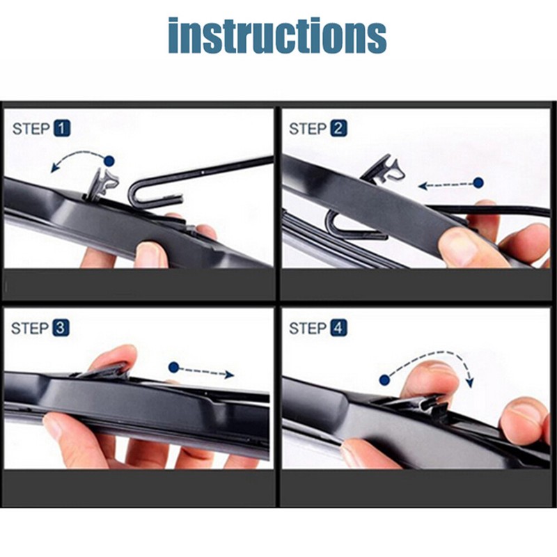 Front Rear Windshield Wiper Blades For Kia Soul 2018 2017 2016 2015