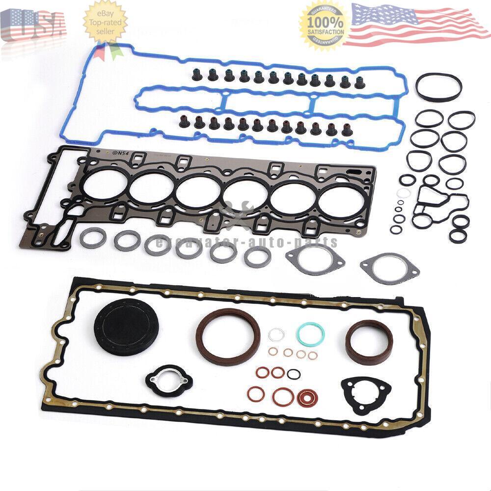 Engine Cyliner Overhaul Gasket Kit For BMW E60 E90 E92 E89 E71 N54B30 3.0L L6