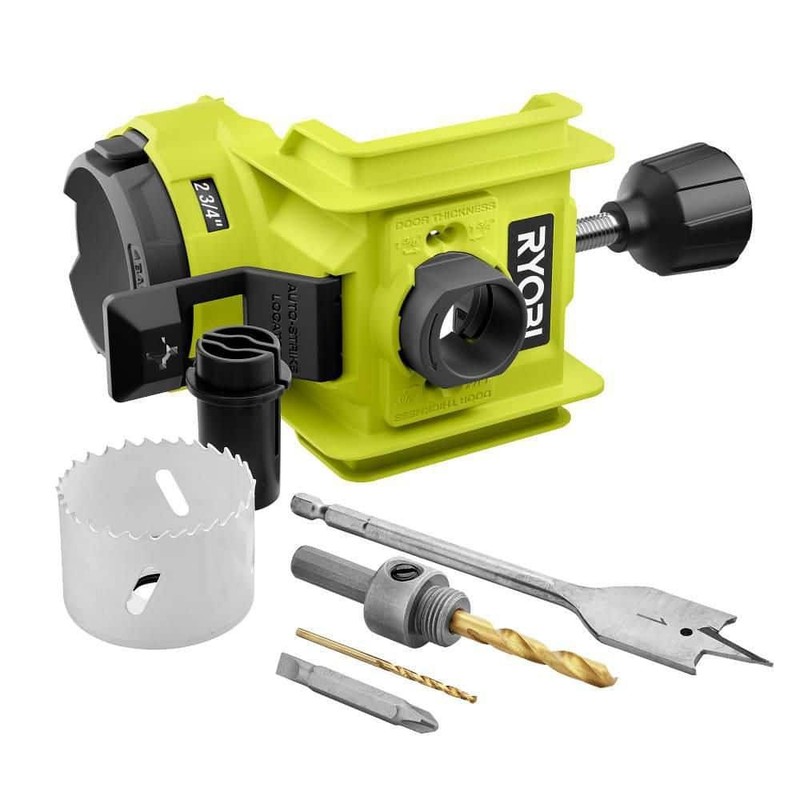 リョービWI-60 RYOBI Door Lock Installation Kit w/ Bi-Metal Hole Saw, Spade Bit