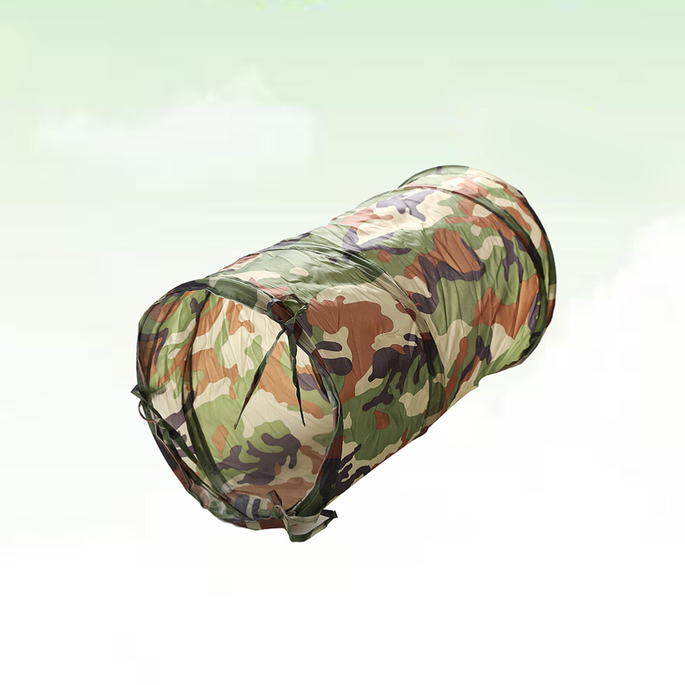 Pet Cat Army Green Camouflage Tunnel 2 Holes Play Foldable ...