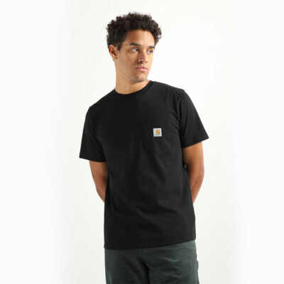 

Мужская футболка Carhartt WIP Pocket Lifestyle черный, Carhartt WIP Pocket Lifestyle T-Shirt
