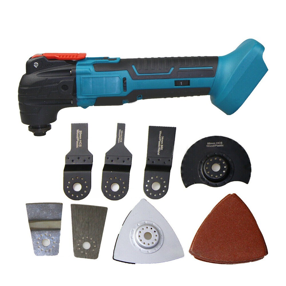 Makita DTM51Z 18v LXT Cordless Multi Tools Body With Wellcut 17 Pcs