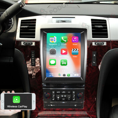 9.7 in Car Stereo Carplay Radio GPS Wifi for 2007-14 Cadillac Escalade 07-12 SLS