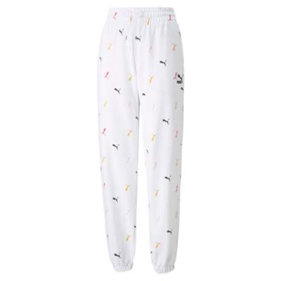 

Puma Classics Graphics Aop Pants Tr Женские белые повседневные спортивные штаны 531640-, Белый, Puma Classics Graphics Aop Pants Tr