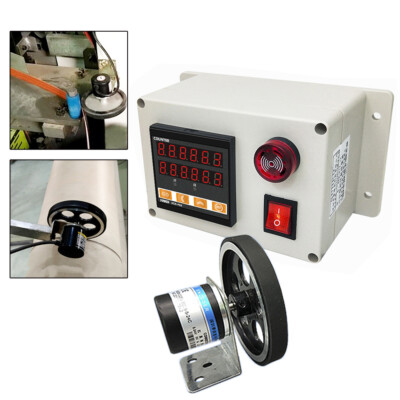Digital Electronic Length Measure Tool Meter Counter & 300ppr Rotary Encoder US
