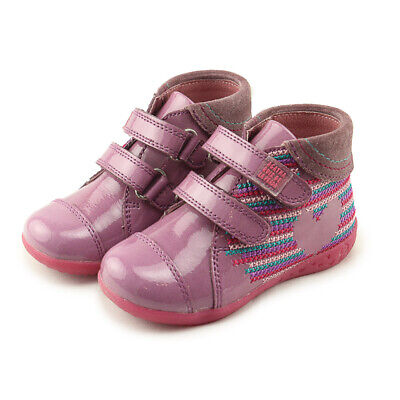 Agatha Ruiz De La Prada Leather Shoes with Arch, Ankle, and Orthopedic Support