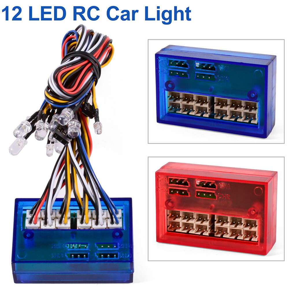 AUSTAR Kit Luci LED Ultra Luminose Per Auto RC 1/10 E 1/8 – AX-003 Per HSP Traxxas TAMIYA