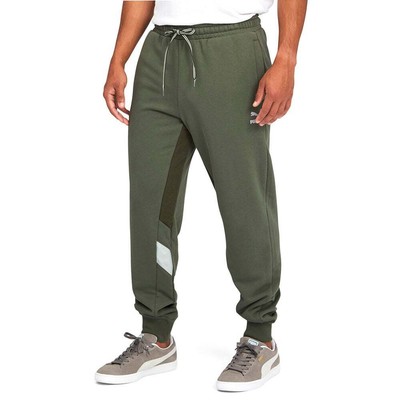 

Puma Tfs Retro Fusion Спортивные штаны мужские размер  повседневные спортивные штаны 598374-64, Зеленый, Puma Tfs Retro Fusion Track Pants