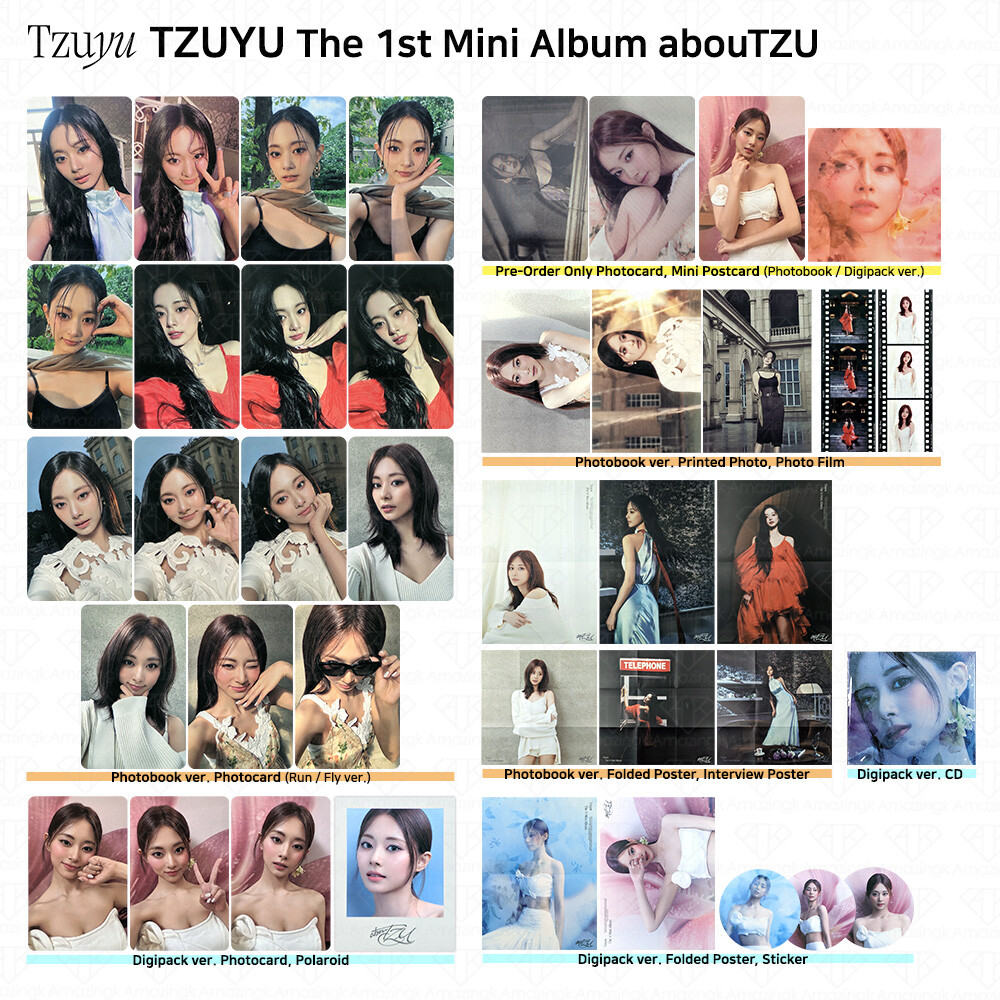 【直筆サイン】　TZUYU 1st mini album abouTZU TWICE TZUYU abouTZU 1st Mini Album Special Heaven Ver